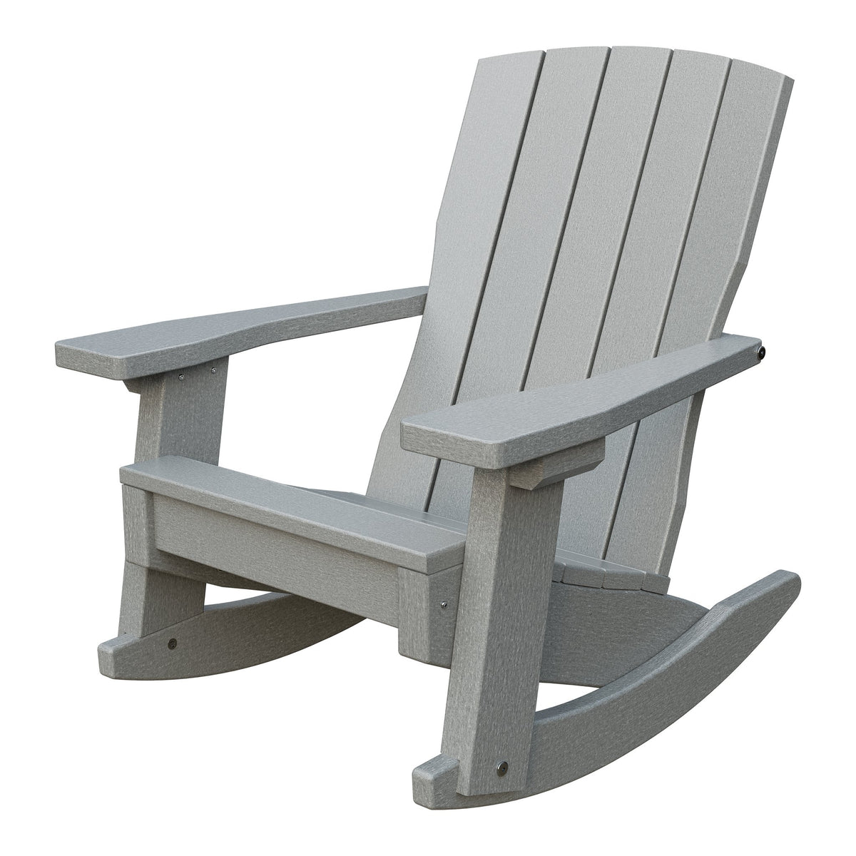Amish Li'l Poly Coastal Rocker for Kids in Light Gray