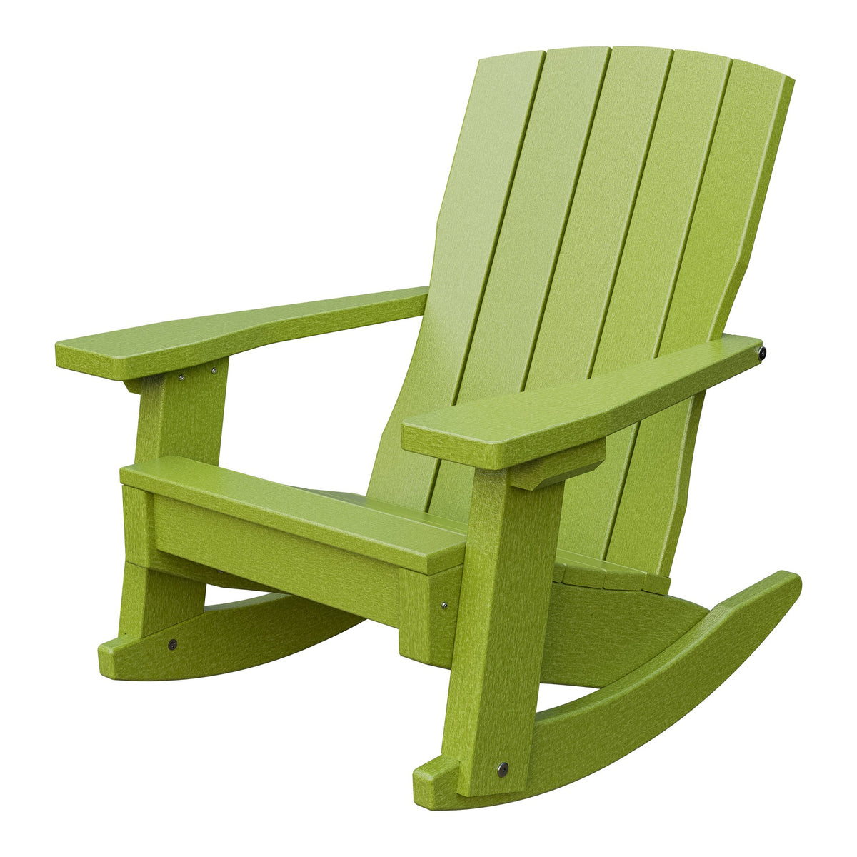 Amish Li'l Poly Coastal Rocker for Kids in Tropical Lime Green