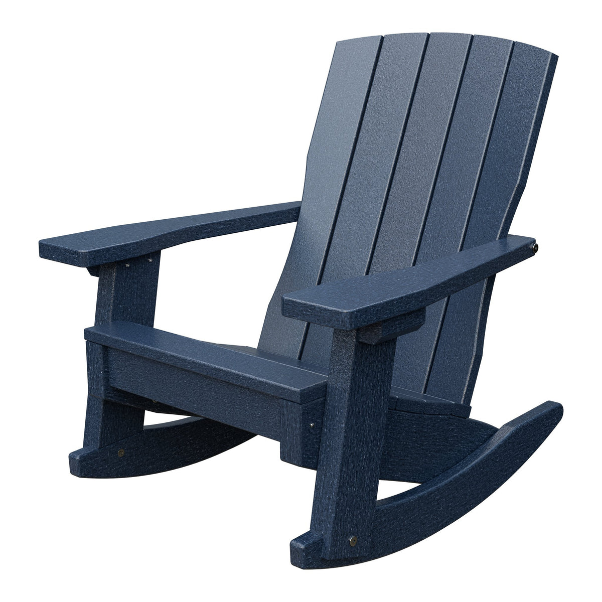 Amish Li'l Poly Coastal Rocker for Kids in Patriot Blue
