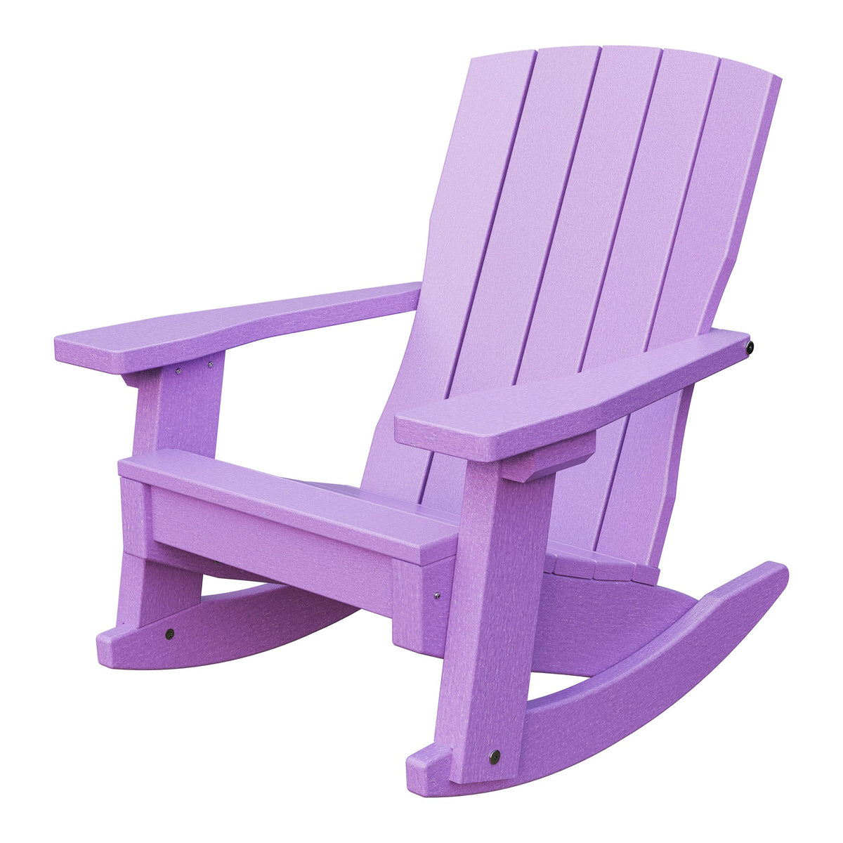 Amish Li'l Poly Coastal Rocker for Kids in Bright Purple