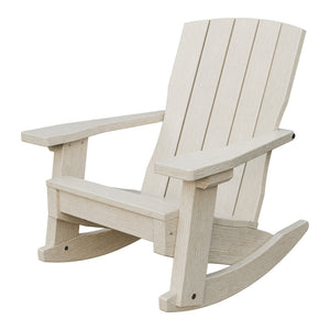 Amish Li'l Poly Coastal Rocker for Kids in Seashell