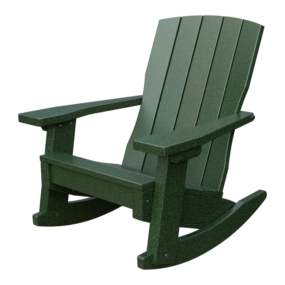 Amish Li'l Poly Coastal Rocker for Kids in Turf Green