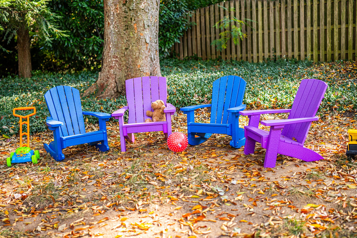 Amish Li'l Poly Adirondack Chair for Kids lifestyle photo