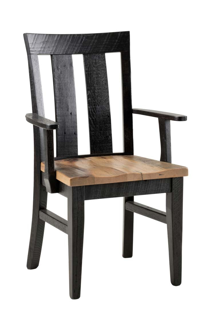 Amish Havelock Rustic Barnwood Arm Chair