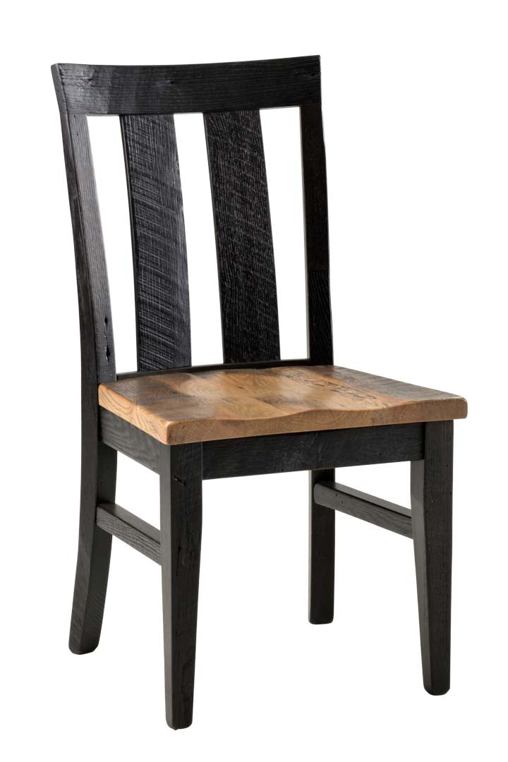 Amish Havelock Rustic Barnwood Dining Chair