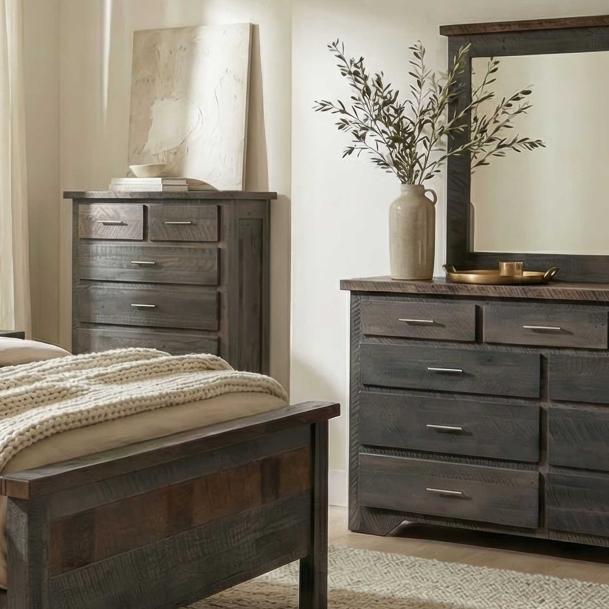 Amish Mayfair Rustic Barnwood Dresser