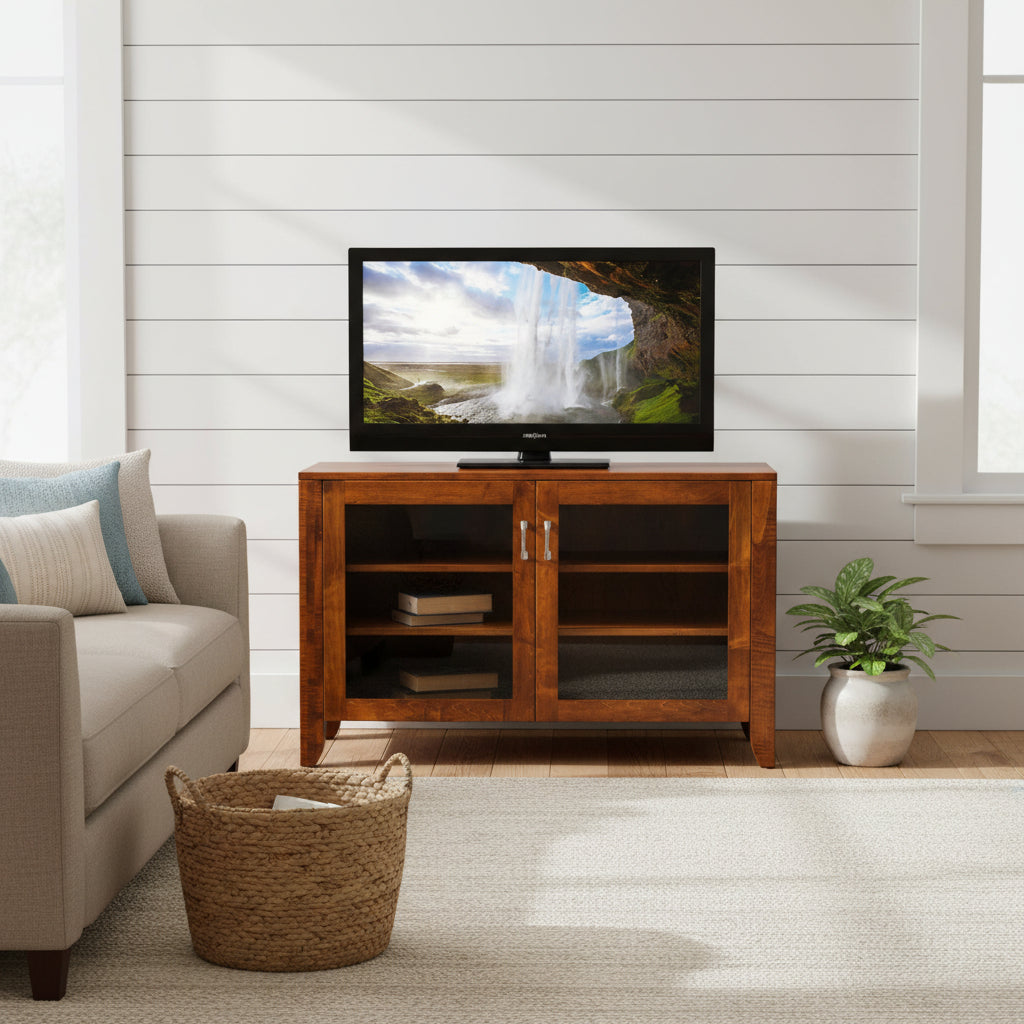 Amish 48" 2 Door Modern TV Stand