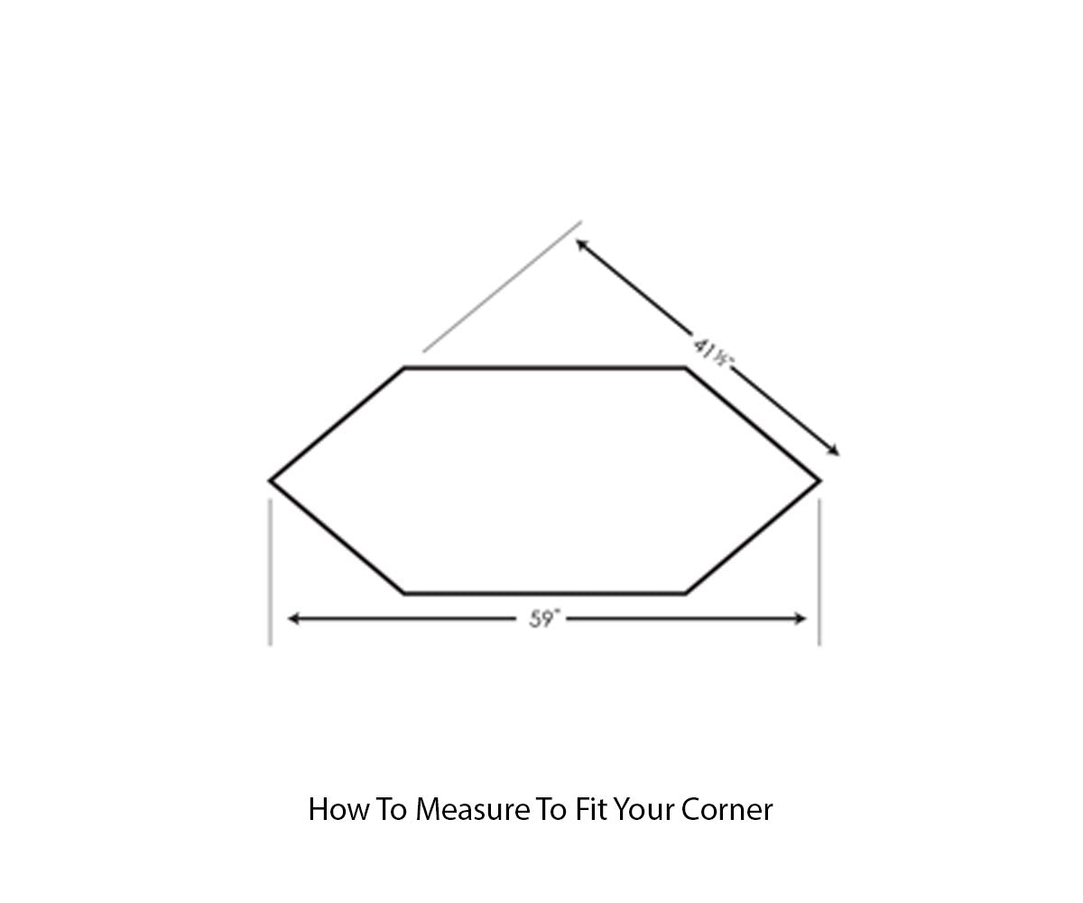 Amish 41" Corner TV Console