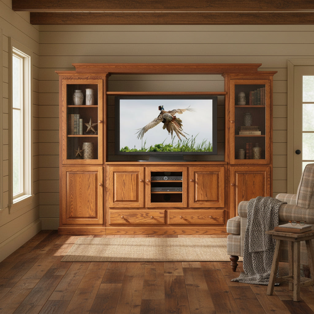 Amish Shaker Rexford 101 "Entertainment Center