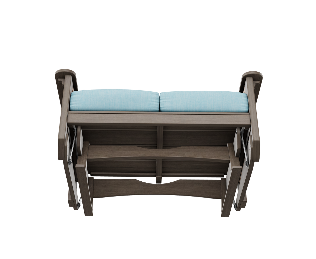 Amish Mission Patio Cushion Double Glider Chair