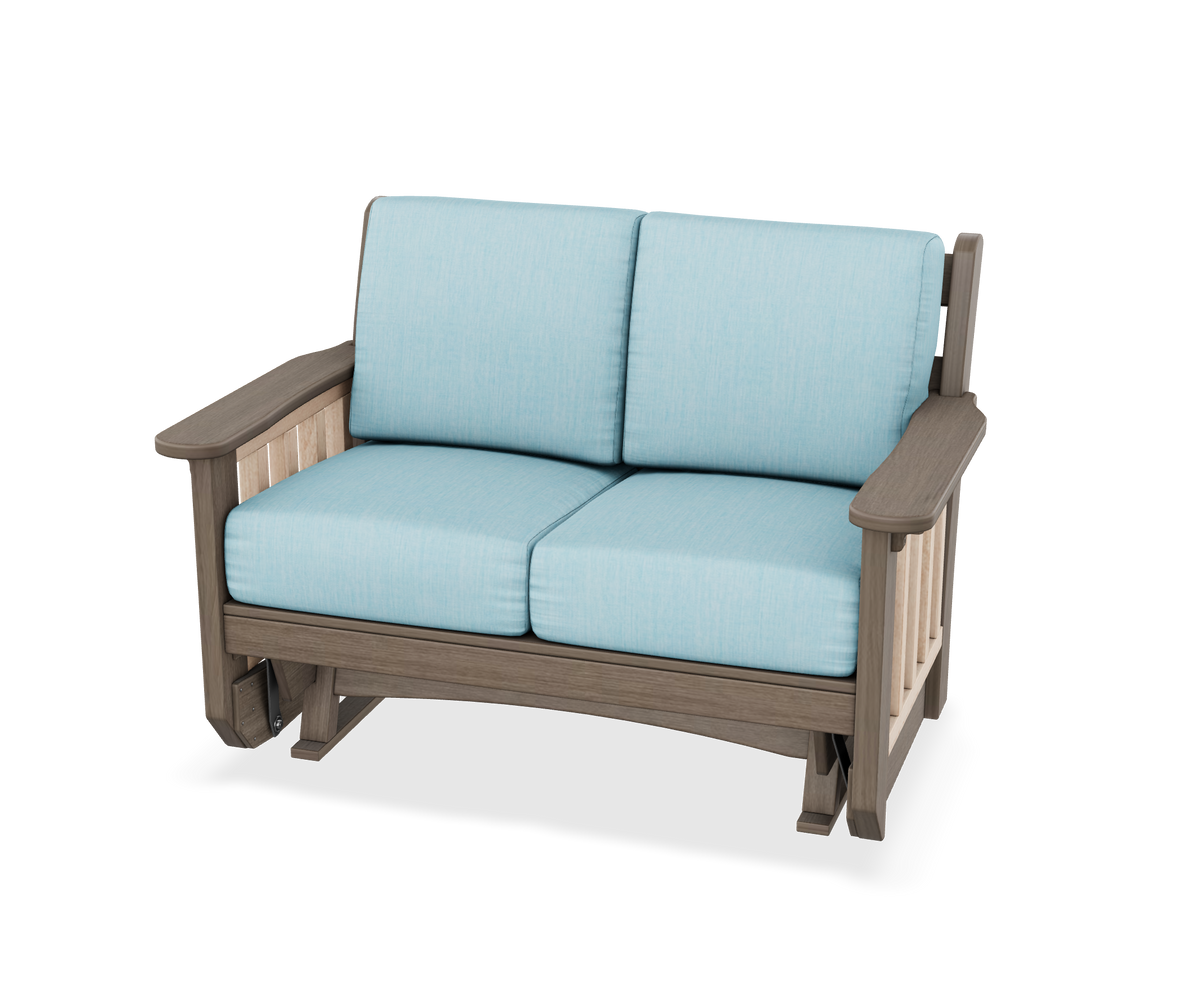 Amish Mission Patio Cushion Double Glider Chair