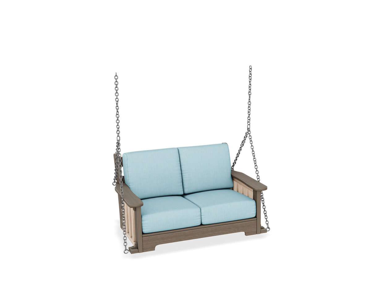 Amish Mission Patio Cushion Porch Swing for 2