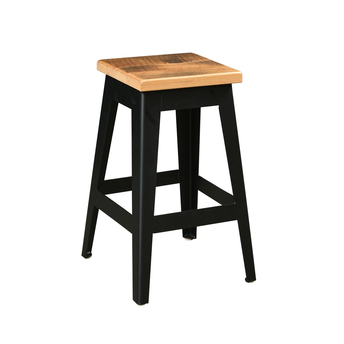 Amish Portsmouth Rustic Barnwood Bar Stool