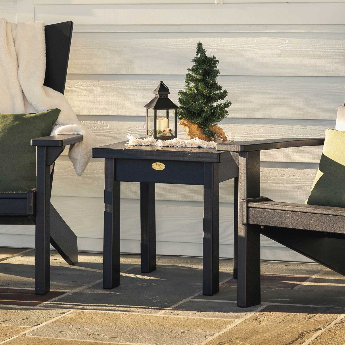 Mesa auxiliar de patio Amish High Tide - Envío rápido