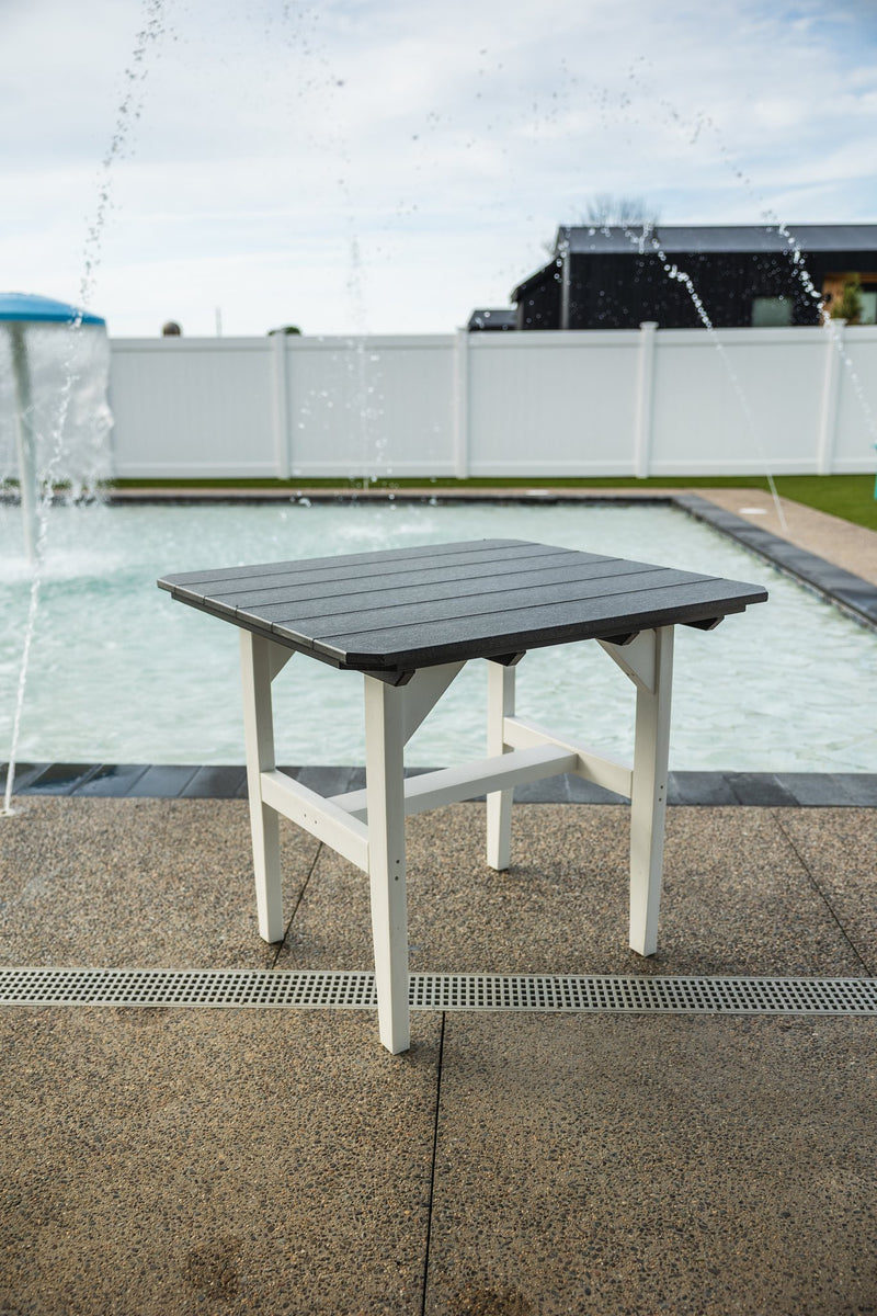 Amish Everyday Value Poly Outdoor Dining Table lifestyle photo