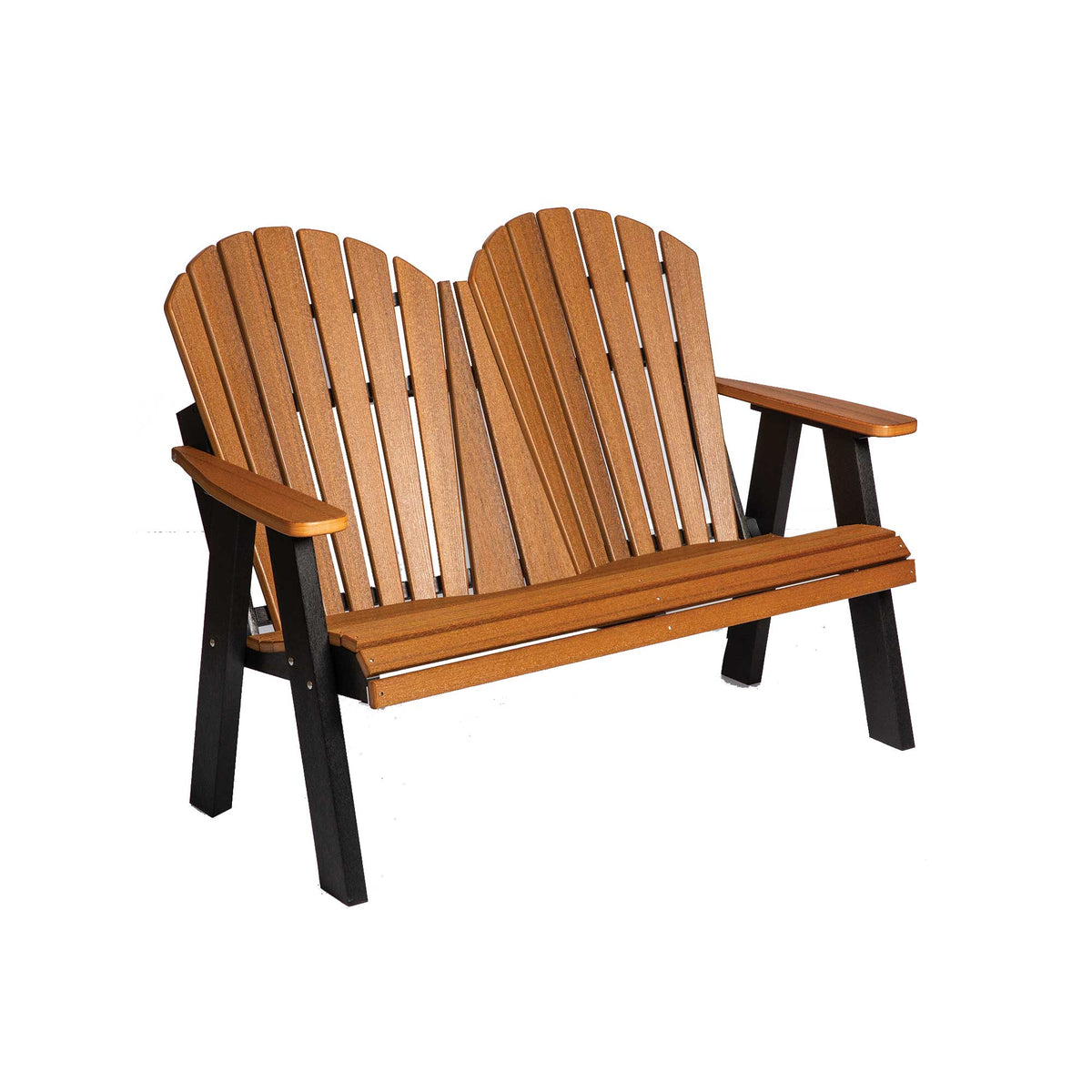 Amish Saranac Poly Patio Adirondack 4’ Park Bench