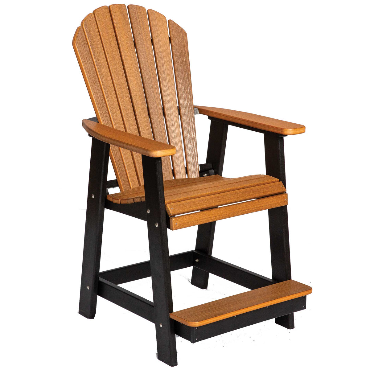 Amish Saranac Poly Patio Adirondack Counter Height Chair
