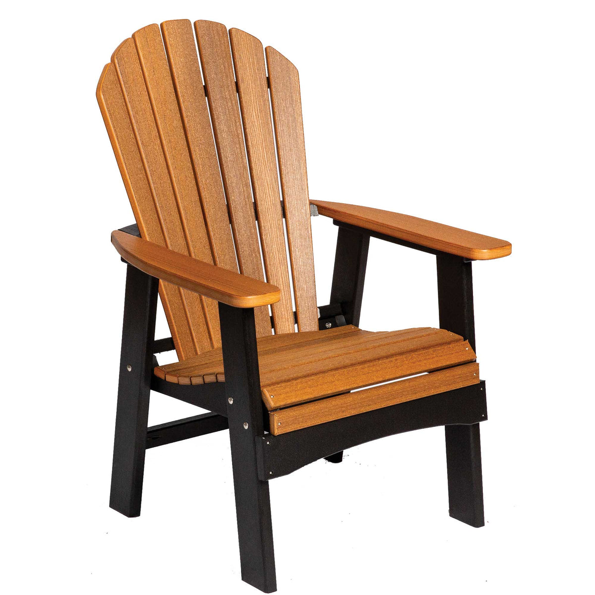 Amish Saranac Poly Patio Adirondack Dining Chair