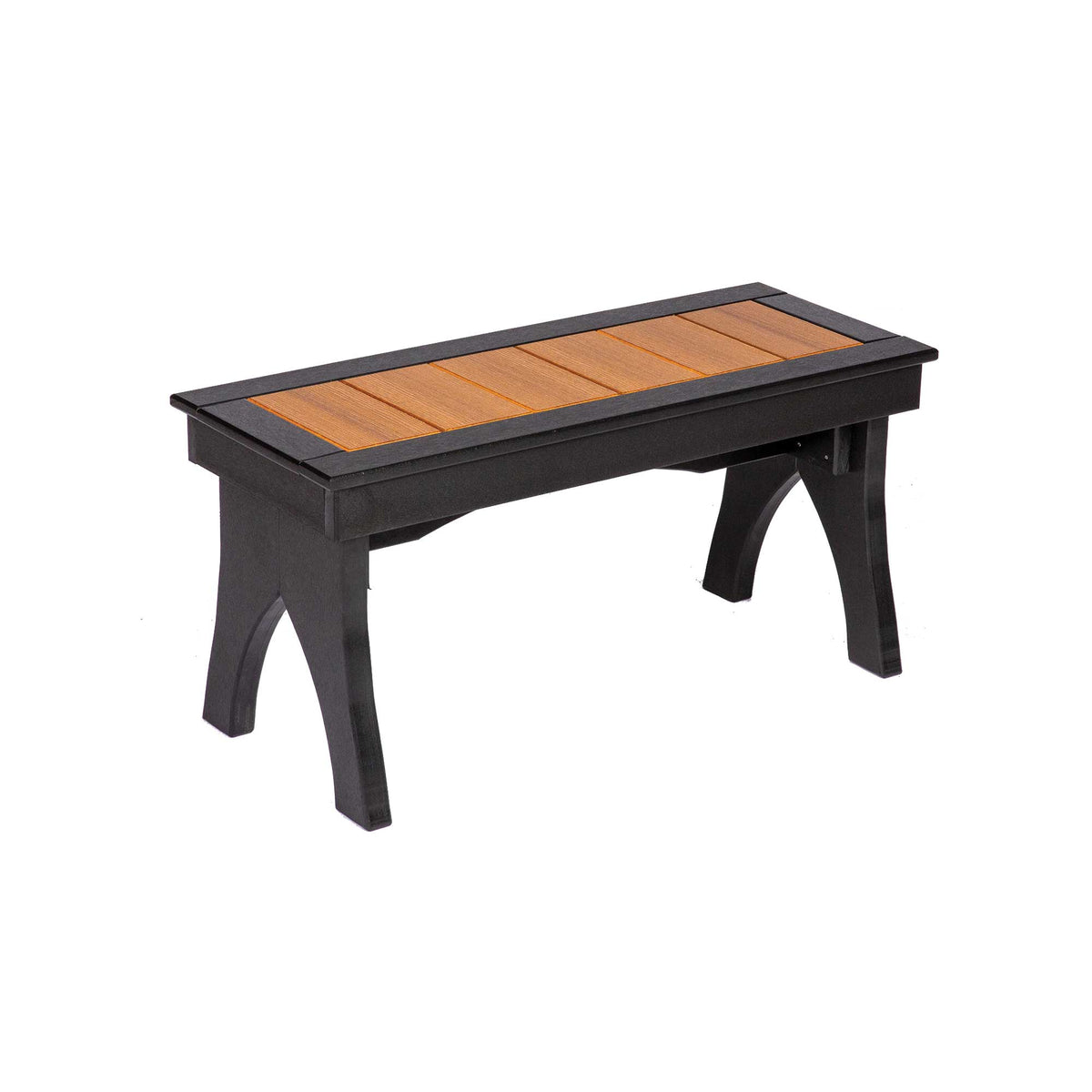 Amish Nashau Poly Patio 15" x 37" Deluxe Bench