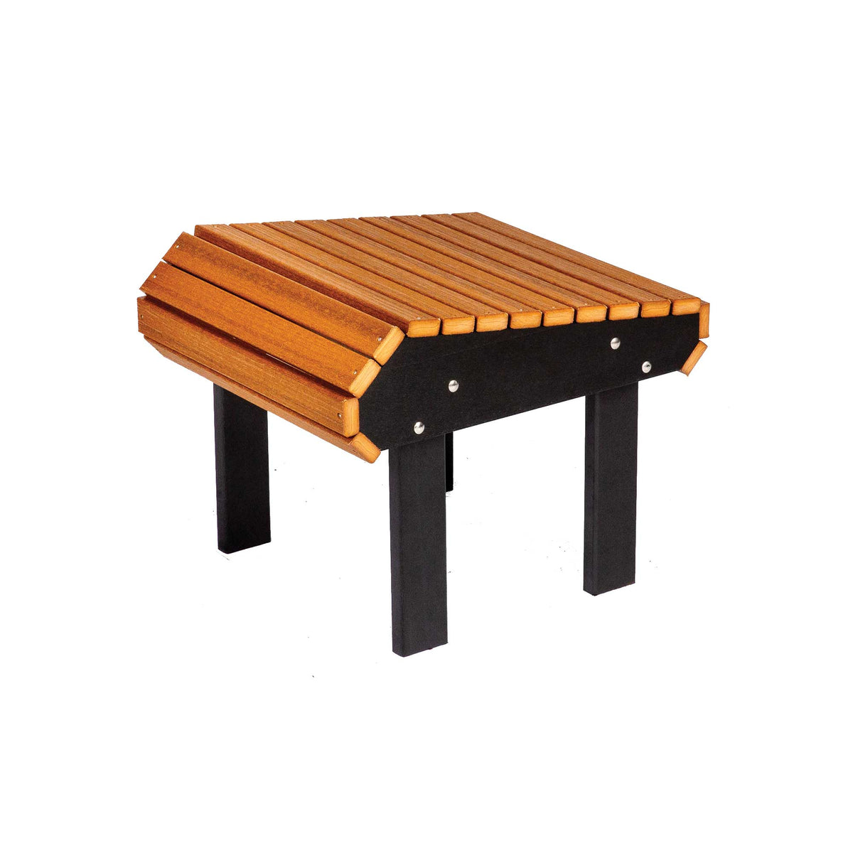 Amish Saranac Poly Patio Foot Rest Ottoman