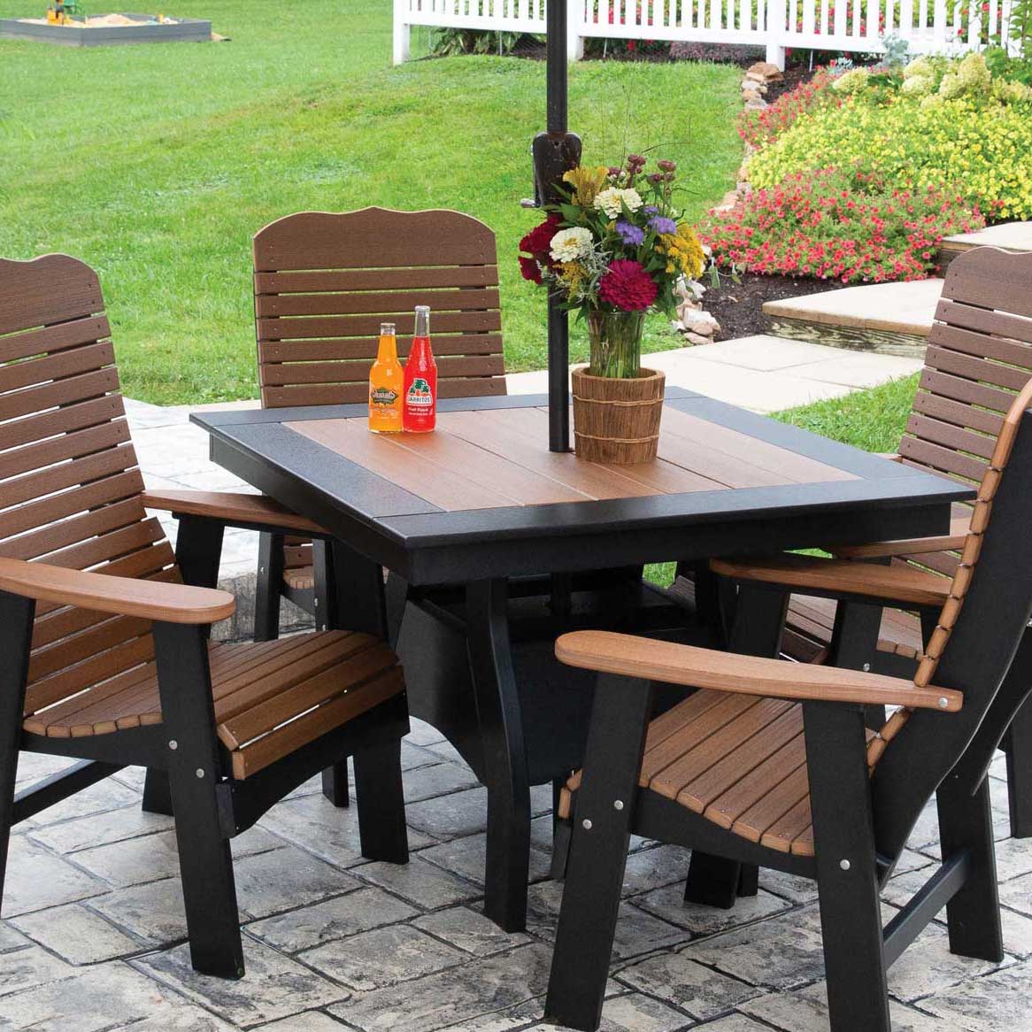 Amish Nashau Poly Patio 42” x 42” Dining Table