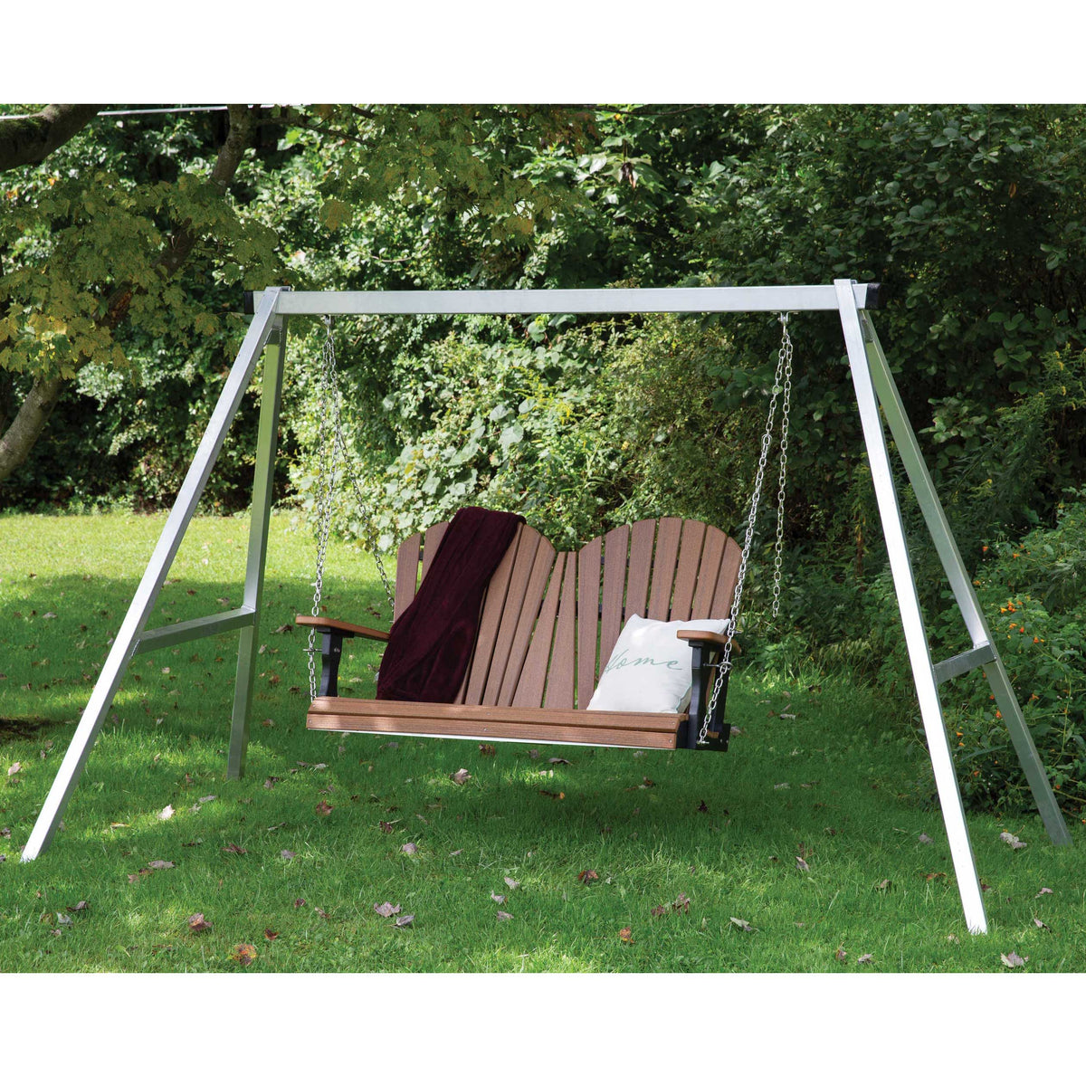 Amish Saranac Patio Aluminum A- Frame for Porch Swing