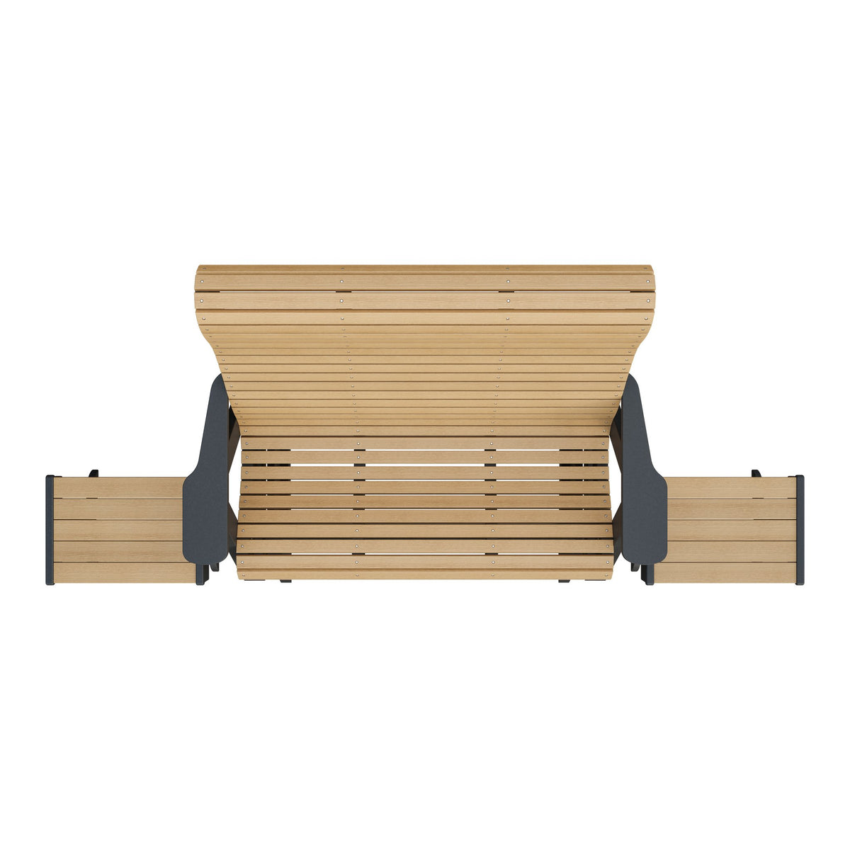 Amish Rollback 3pc Glider Set: 5' Glider & 2 End Tables