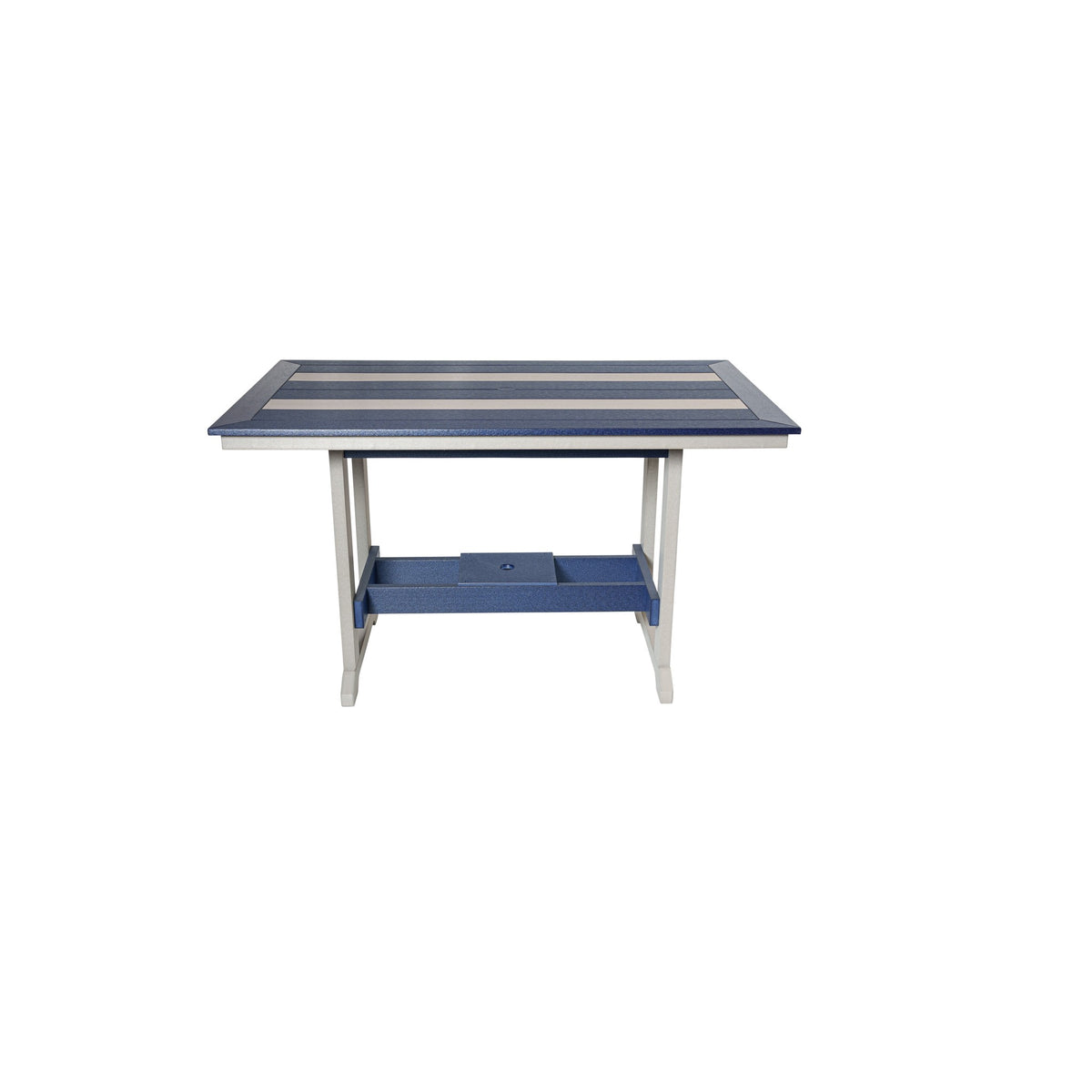 Long Beach poly table shown in another size and height; this listing is the 32" x 96" counter height version (35" tall) (photo 2)