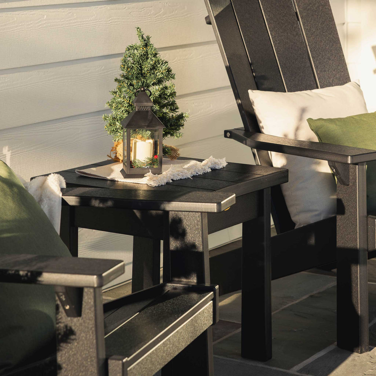 Mesa auxiliar de patio Amish High Tide - Envío rápido