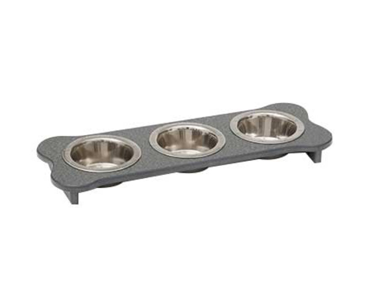 Amish Pet Low Pint Triple Feeder