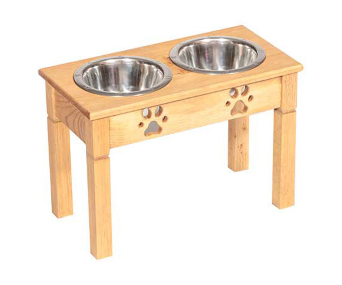 Amish Pet Tall Table Diner Double Feeder