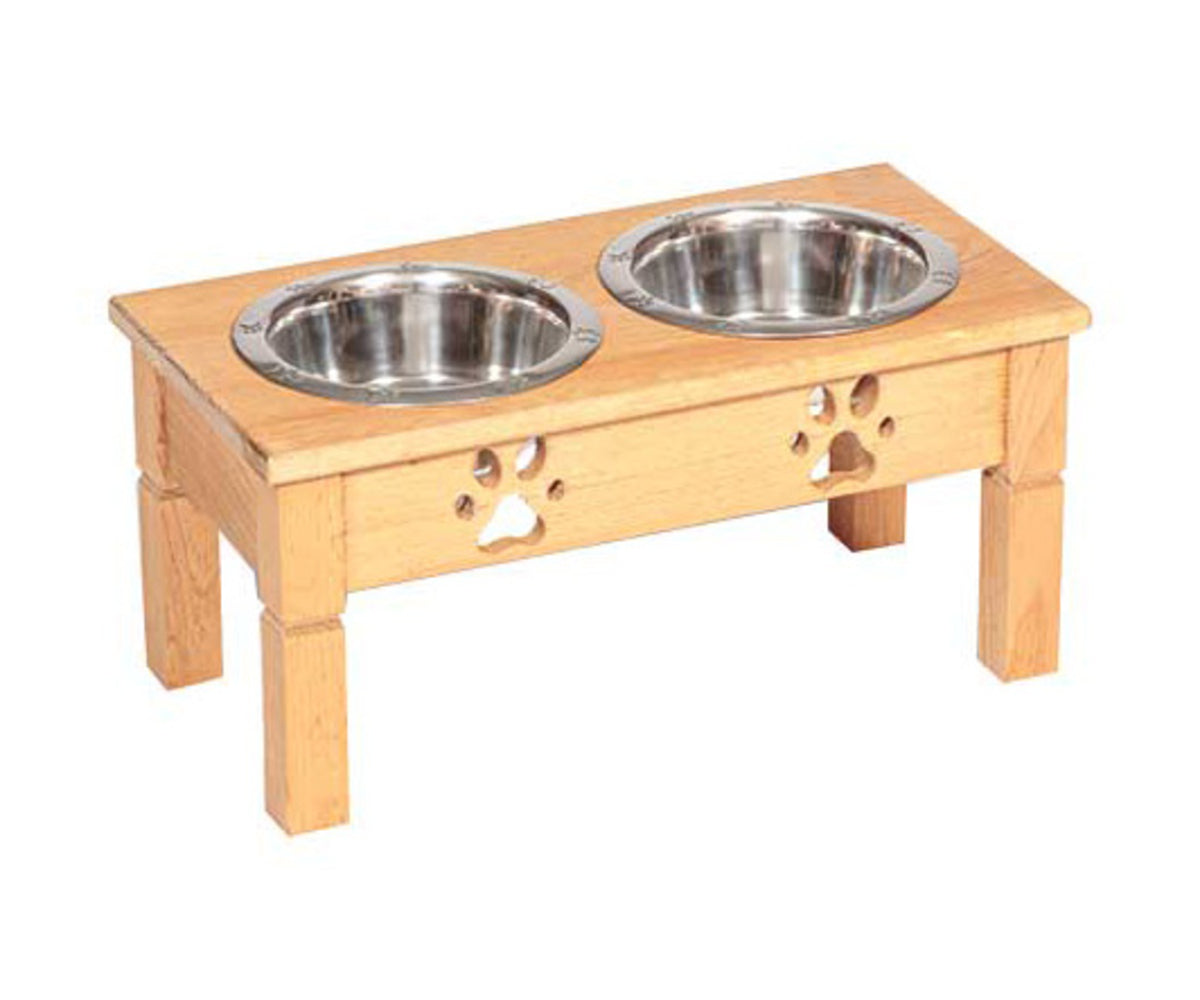 Amish Pet Medium Table Diner Double Feeder