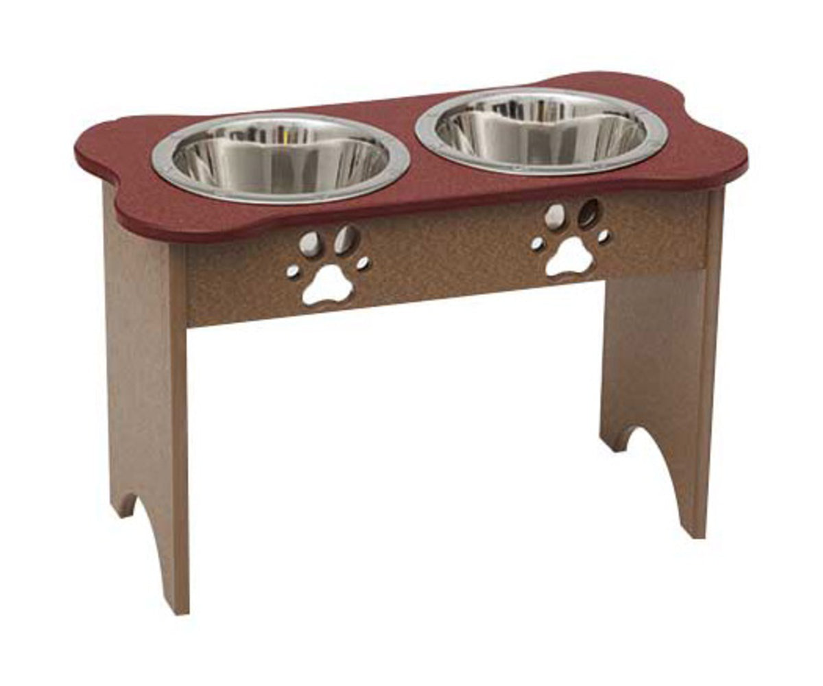 Amish Pet Tall Double Feeder