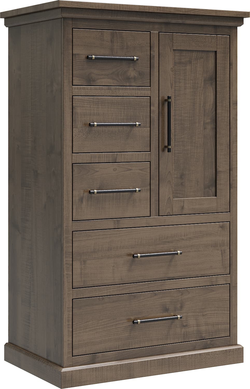 Amish Oia Door Rustic Barnwood Chest