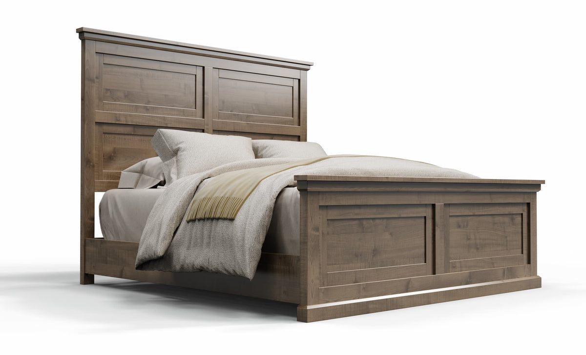 Amish Oia Rustic Barnwood Bed