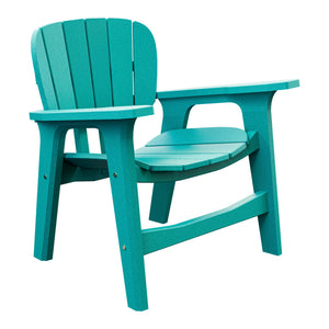 Amish Sierra Nova Poly Patio Chair in Aruba Blue