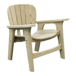 Amish Sierra Nova Poly Patio Chair in Birchwood
