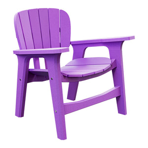 Amish Sierra Nova Poly Patio Chair in Bright Purple