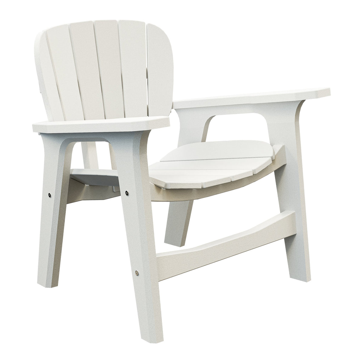 Amish Sierra Nova Poly Patio Chair in Bright White
