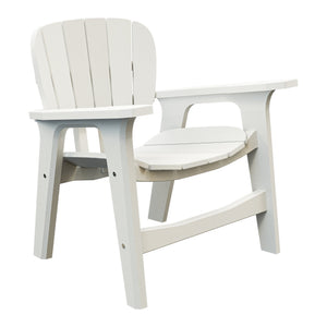Amish Sierra Nova Poly Patio Chair in Bright White