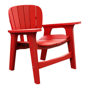 Amish Sierra Nova Poly Patio Chair in Cardinal Red
