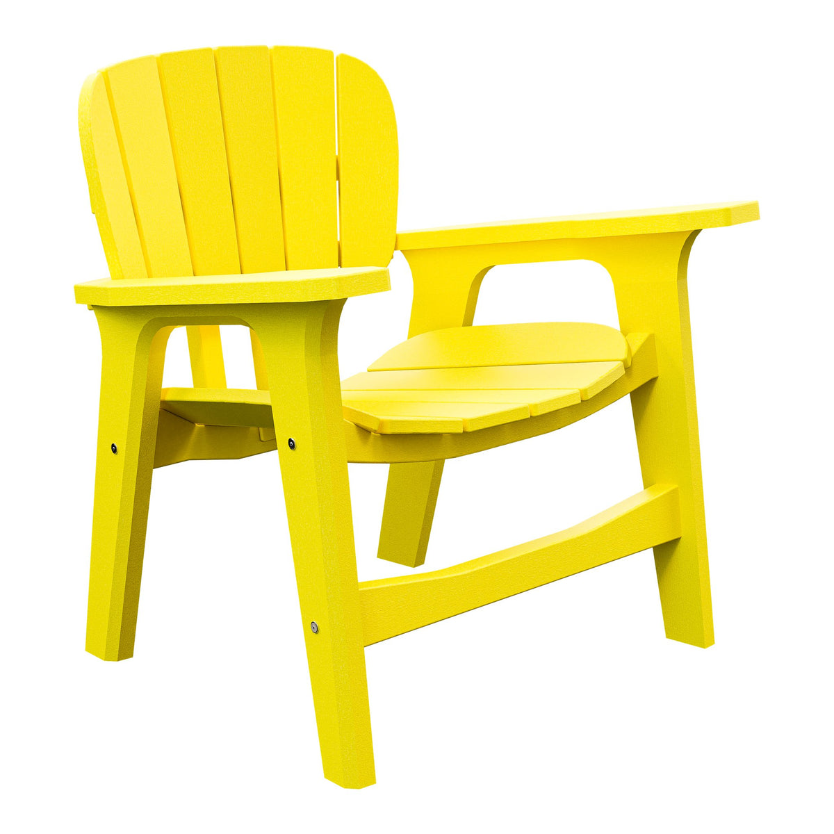 Amish Sierra Nova Poly Patio Chair in Lemon Yellow