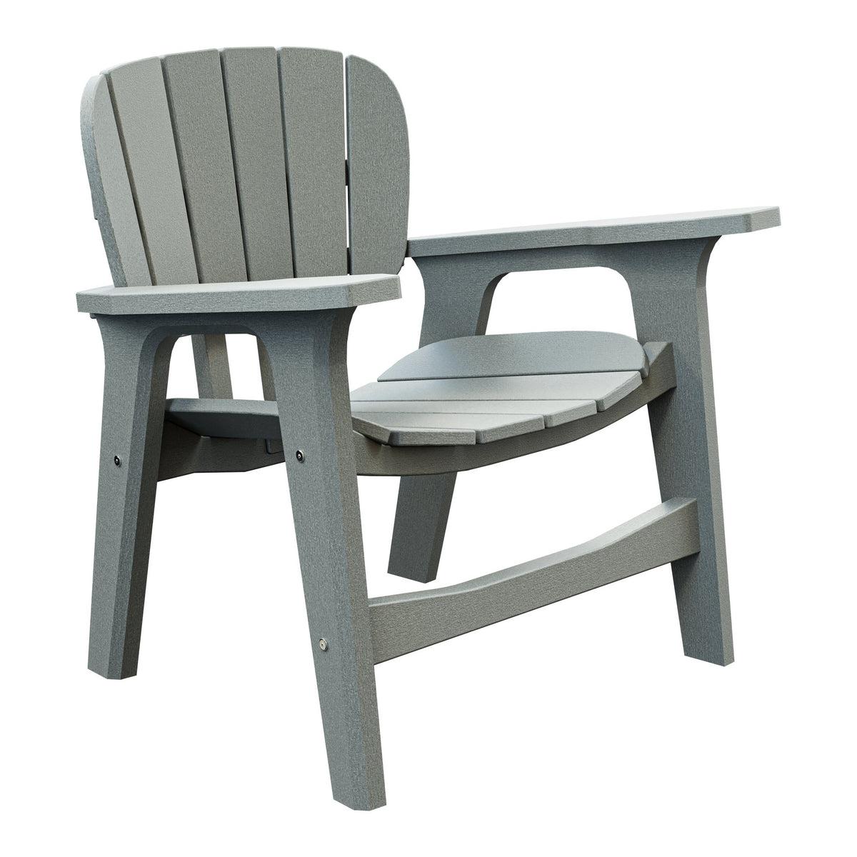 Amish Sierra Nova Poly Patio Chair in Light Gray