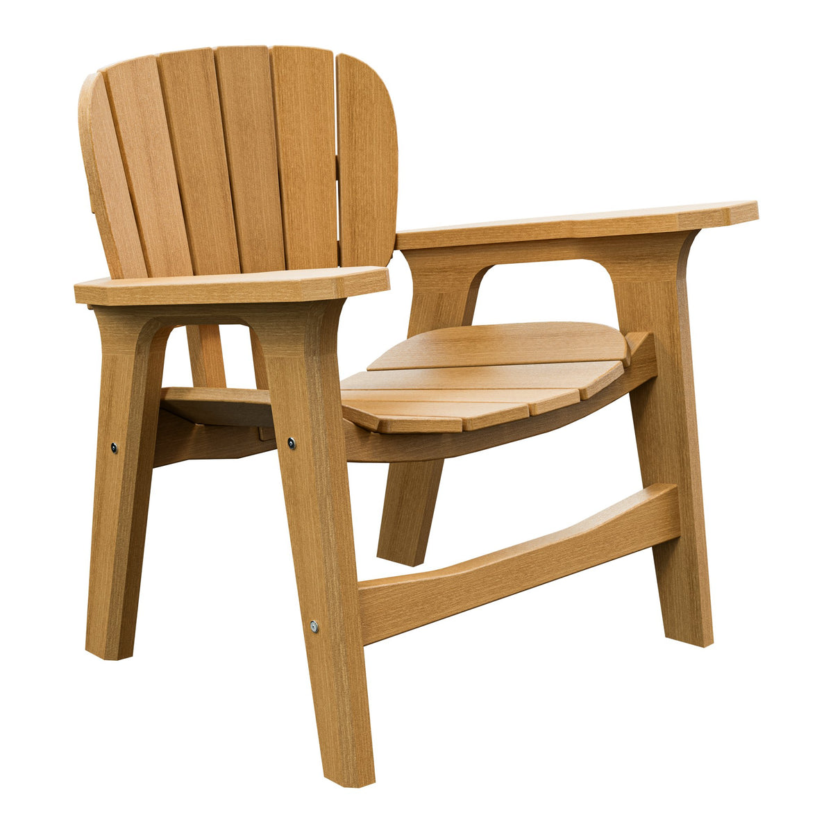 Amish Sierra Nova Poly Patio Chair in Natural Teak