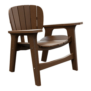 Amish Sierra Nova Poly Patio Chair in Tudor Brown