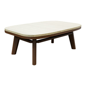 Amish Sierra Nova Patio Coffee Table in Birchwood