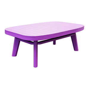 Amish Sierra Nova Patio Coffee Table in Bright Purple