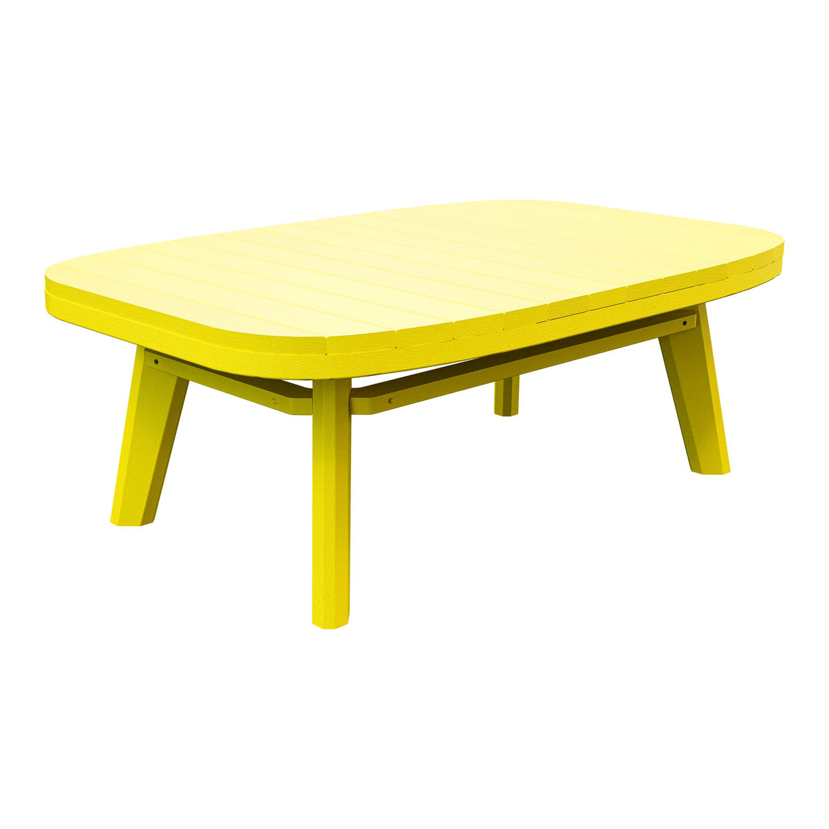 Amish Sierra Nova Patio Coffee Table in Lemon Yellow