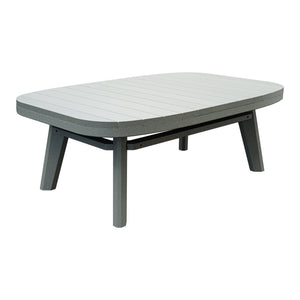 Amish Sierra Nova Patio Coffee Table in Light Gray