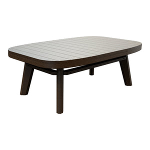 Amish Sierra Nova Patio Coffee Table in Milwaukee Brown
